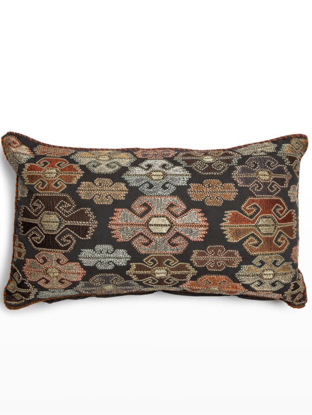 NWT MacKenzie Childs Caravan Lumbar Pillow Beaded
